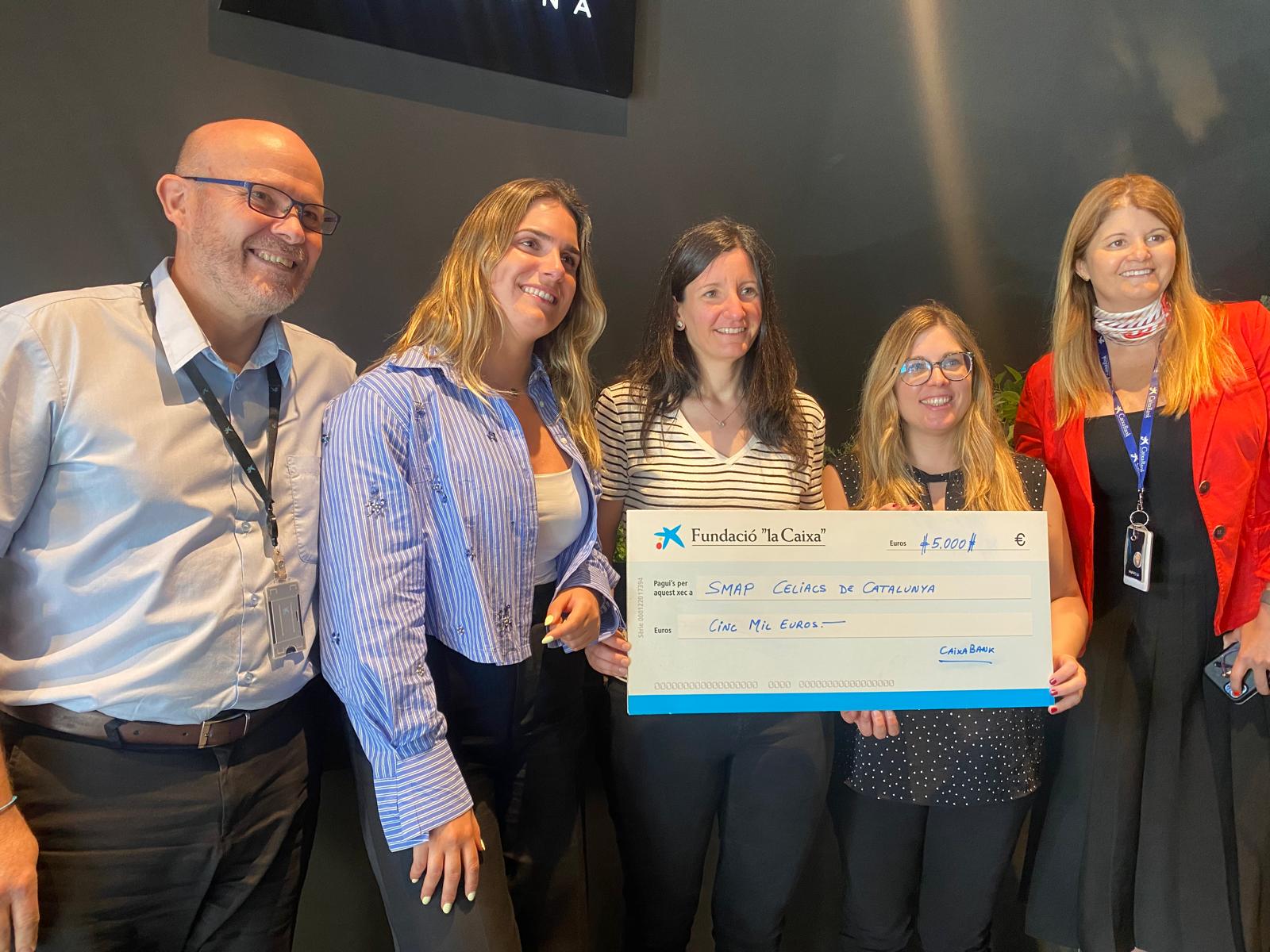 La Fundaci&oacute;n La Caixa nos otorga 5.000&euro; por la "Consolidaci&oacute;n y ampliaci&oacute;n del programa de acceso a una alimentaci&oacute;n sin gluten para personas en situaci&oacute;n de vulnerabilidad"